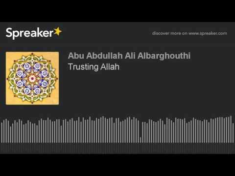 Trusting Allah