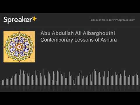 Contemporary Lessons of Ashura