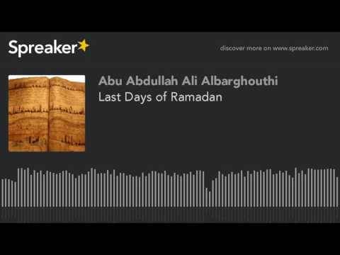 Last Days of Ramadan